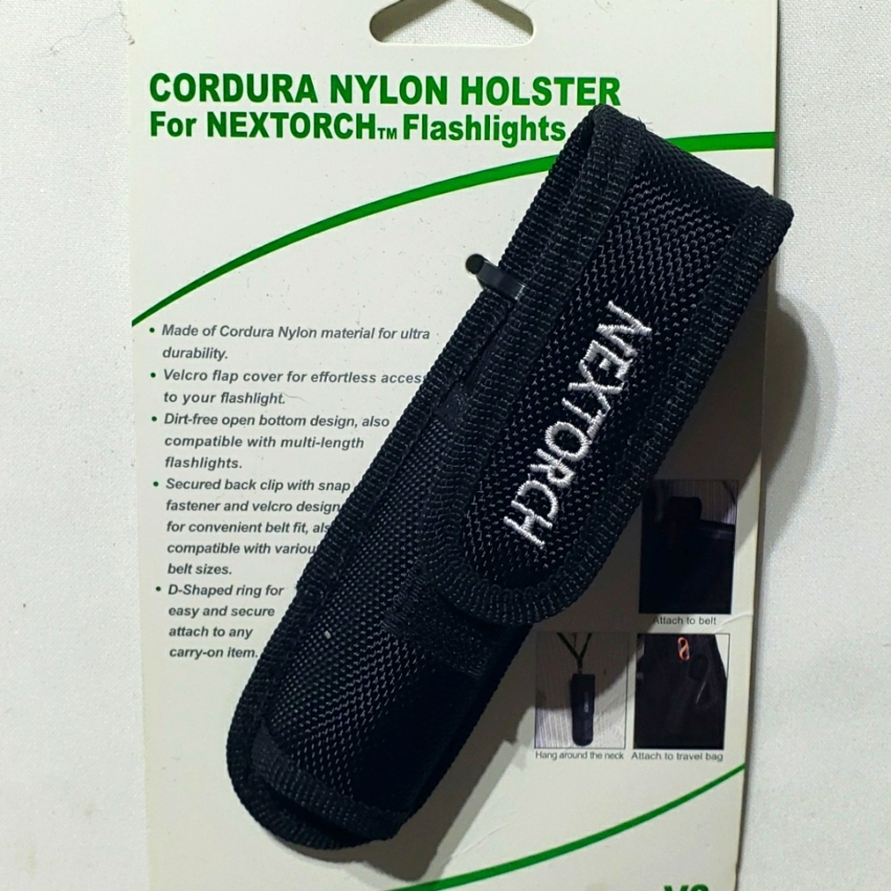 NEXTORCH Flashlight Belt Case or Neck carry case.